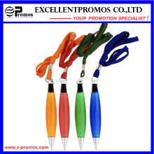 Customized Logo Plastic Ball Pen with Lanyard (EP-P8284)